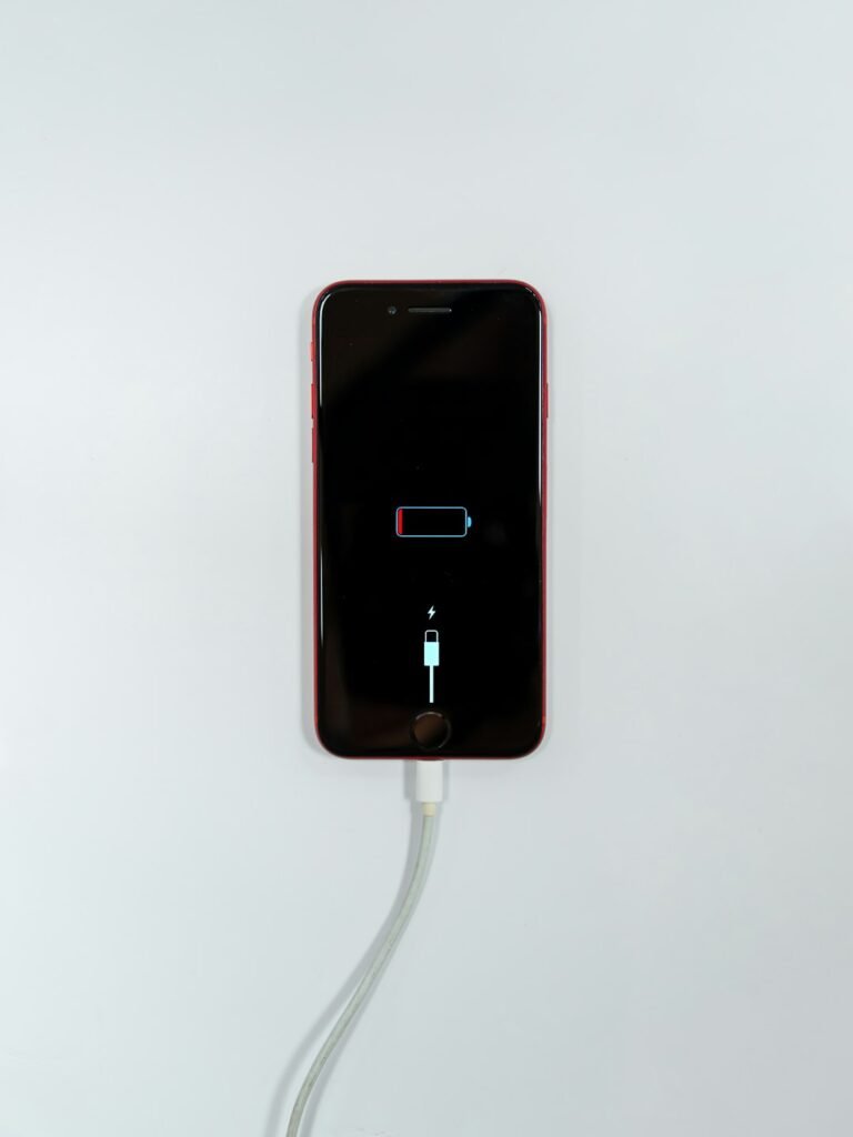 iPhone en charge, entretien du port de charge